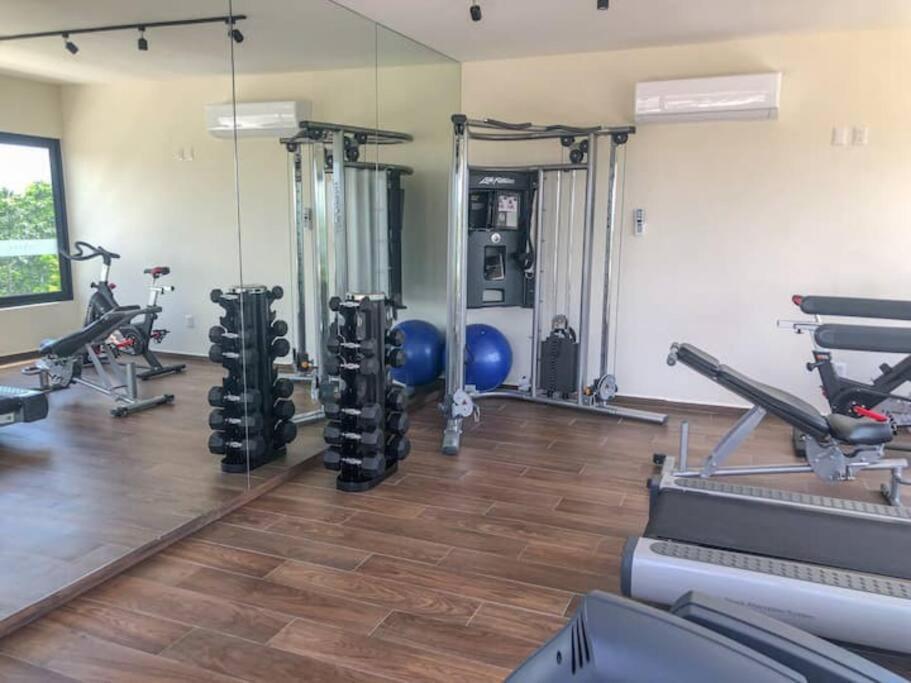 Suit Next To The Common Top Roof Exclusive Building Kingsize Bed 2 Super Pools, Gym, Grill Тулум Экстерьер фото