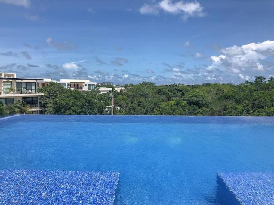 Suit Next To The Common Top Roof Exclusive Building Kingsize Bed 2 Super Pools, Gym, Grill Тулум Экстерьер фото