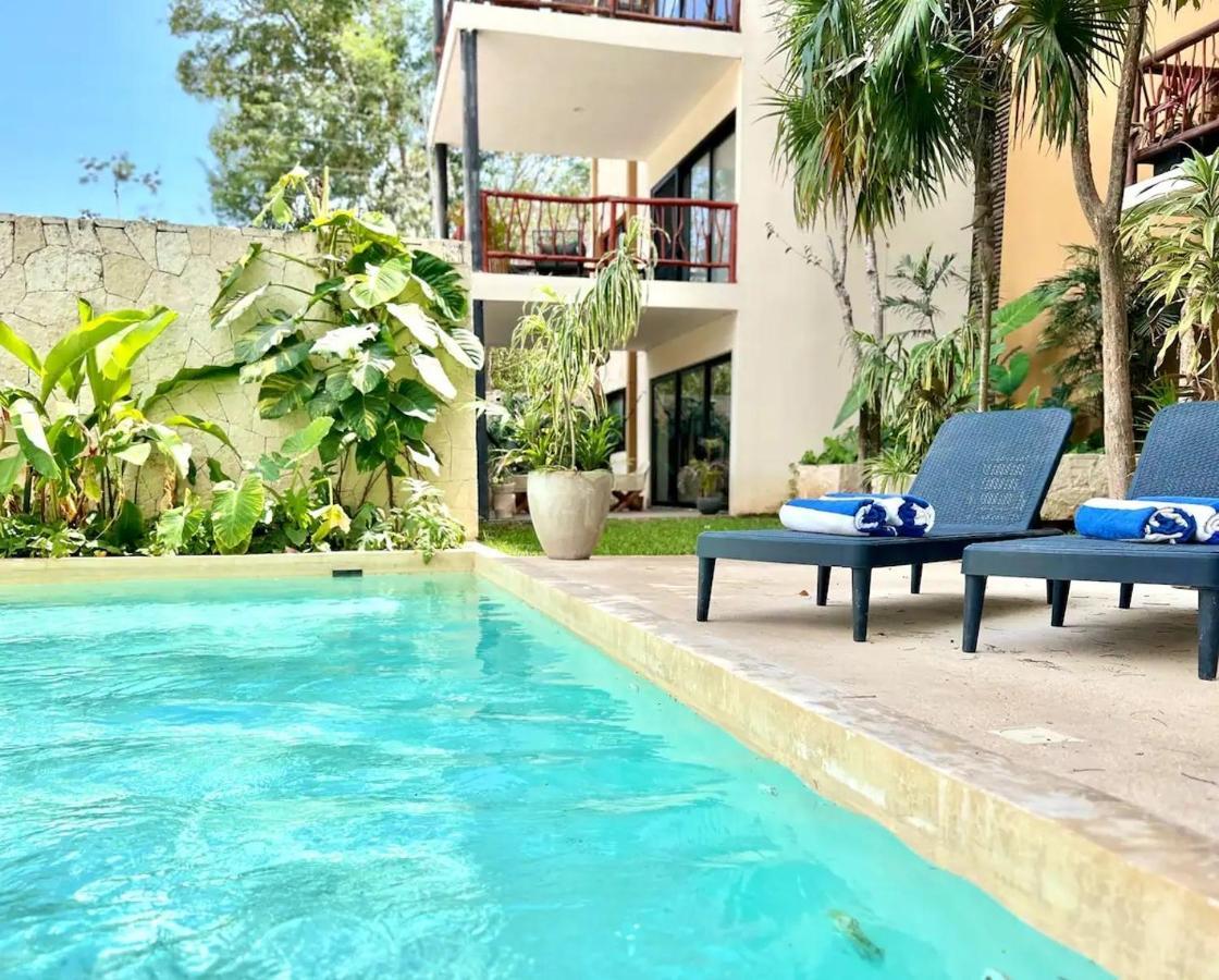 Suit Next To The Common Top Roof Exclusive Building Kingsize Bed 2 Super Pools, Gym, Grill Тулум Экстерьер фото