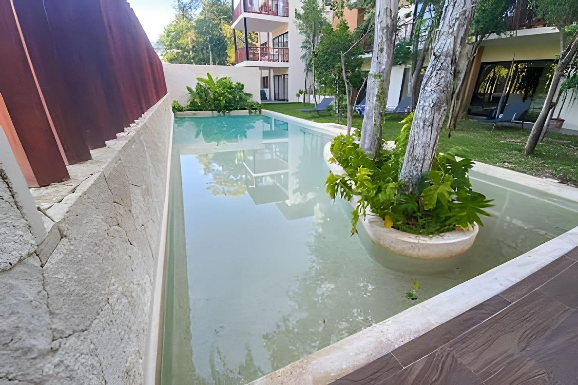 Suit Next To The Common Top Roof Exclusive Building Kingsize Bed 2 Super Pools, Gym, Grill Тулум Экстерьер фото
