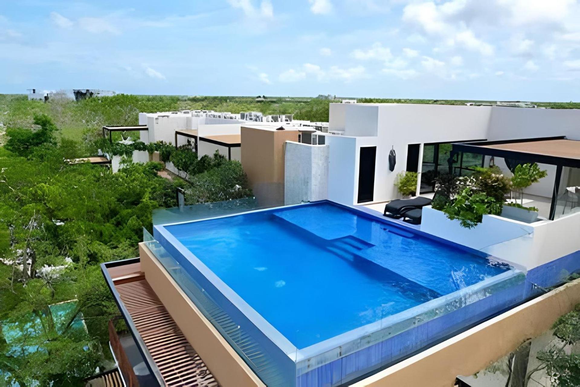 Suit Next To The Common Top Roof Exclusive Building Kingsize Bed 2 Super Pools, Gym, Grill Тулум Экстерьер фото