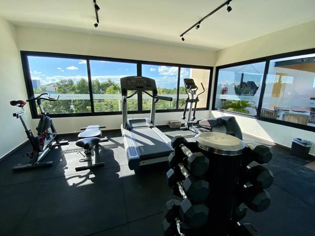 Suit Next To The Common Top Roof Exclusive Building Kingsize Bed 2 Super Pools, Gym, Grill Тулум Экстерьер фото